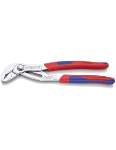 Cobra Tenaza para bombas de agua con fundas esbeltas en dos componentes cromado 250 mm KNIPEX 87 05 250