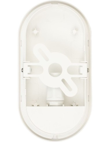 Aplique/plafón LED ovalado OL de 1600 lm con detector de movimiento y protección IP54