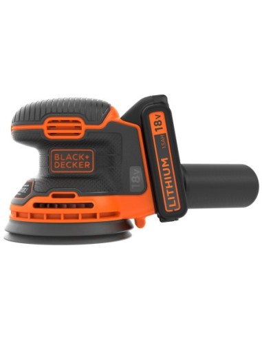 BDCROS18-QW - Lijadora Rotorbital 18V 1.5Ah Litio