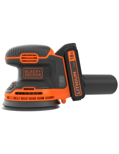BDCROS18-QW - Lijadora Rotorbital 18V 1.5Ah Litio
