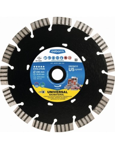 Disco de diamante Evolution U5 Speed - Universal obra