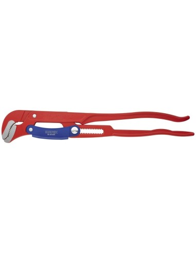 Llave para tubos en forma de S Con ajuste rápido recubierto de pintura pulverizada, rojo 560 mm KNIPEX 83 60 020