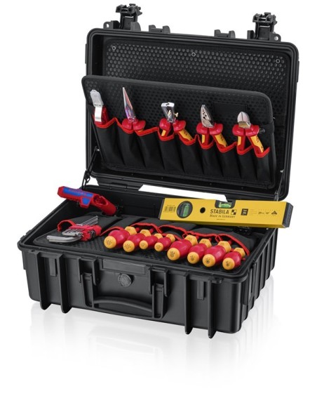 Maleta de herramientas Robust23 Start Electro 24 piezas KNIPEX 00 21 34 HL S2
