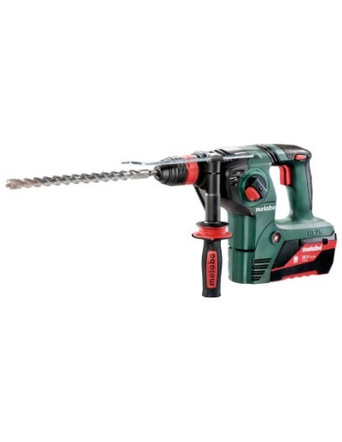 MARTILLO A BATERÍA 36V + 2 BATERÍAS + CARGADOR + MALETÍN + PORTABROCAS METABO 600795650 KHA 36 LTX