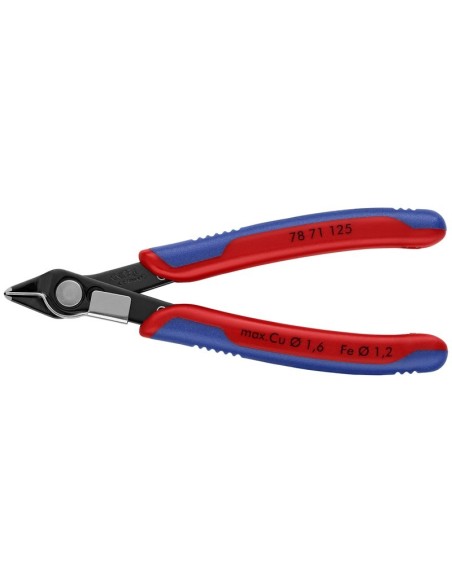 Electronic Super Knips con fundas multicomponentes bruñido 125 mm KNIPEX 78 71 125