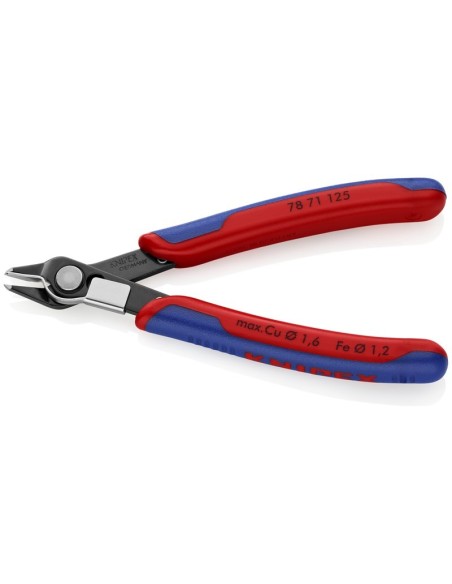 Electronic Super Knips con fundas multicomponentes bruñido 125 mm KNIPEX 78 71 125