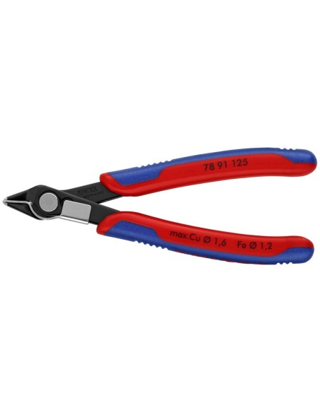 Electronic Super Knips con fundas multicomponentes bruñido 125 mm KNIPEX 78 91 125