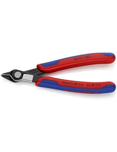 Electronic Super Knips con fundas multicomponentes bruñido 125 mm KNIPEX 78 91 125