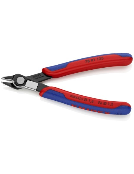 Electronic Super Knips con fundas multicomponentes bruñido 125 mm KNIPEX 78 91 125