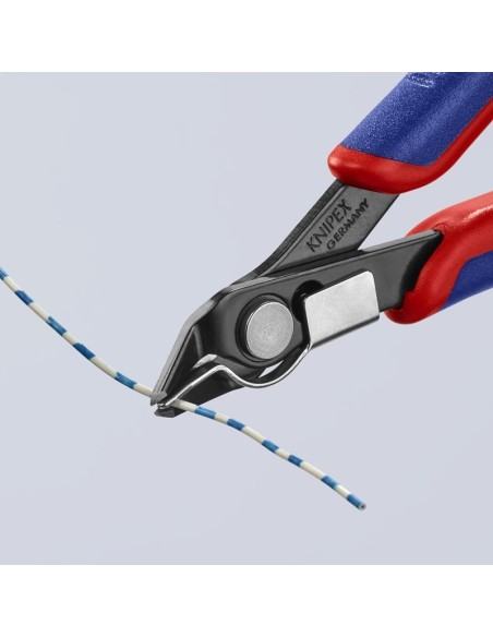 Electronic Super Knips con fundas multicomponentes bruñido 125 mm KNIPEX 78 91 125