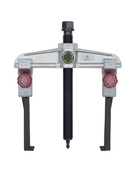 Extractor de rodamientos universal de 2 patas para espacios angostos con regulación rápida