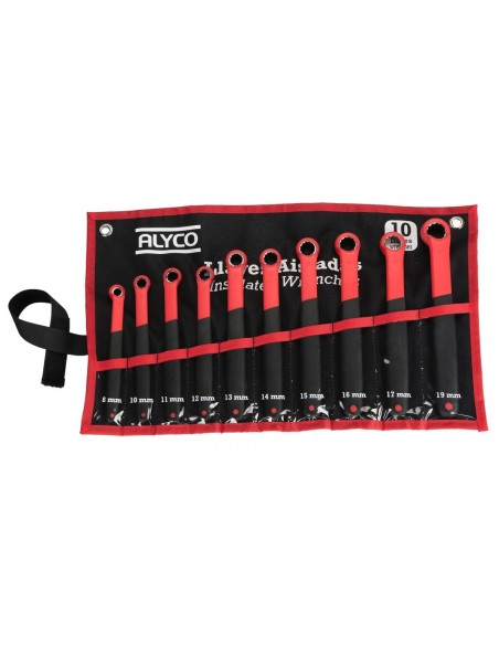 ALYCO 190676 Juego de llaves acodada aisladas