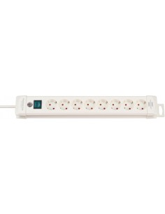 Base de tomas múltiples Premium-Line blanca con varias posibilidad de instalación y fijación 2