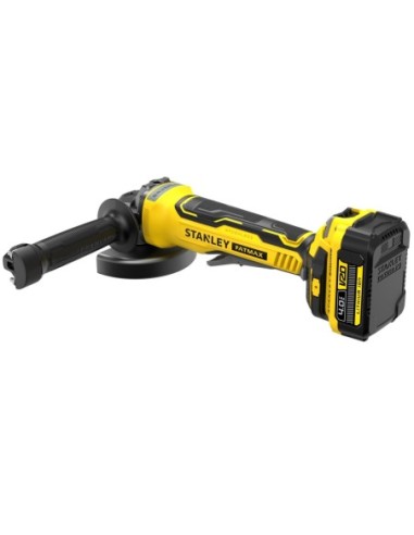 Mini-Amoladora BRUSHLESS V20 18V 125mm con 2 baterías Li-Ion 4Ah