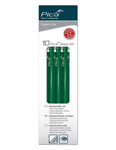 Lápiz de albañil perfil ovalado Classic 541 (Pack de 10 uds.)