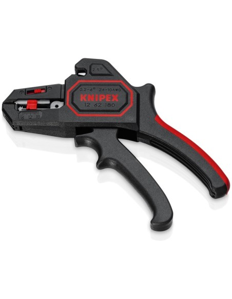Pelacables autoajustable 180 mm (cartulina autoservicio/blíster) KNIPEX 12 62 180 SB