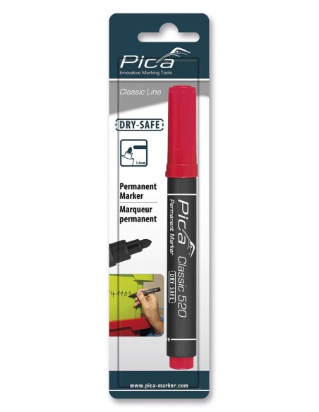 Marcador permanente con punta tipo bala Classic 520