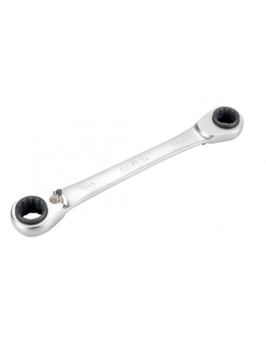 ALYCO 191630 Llave de doble estrella con carraca reversible