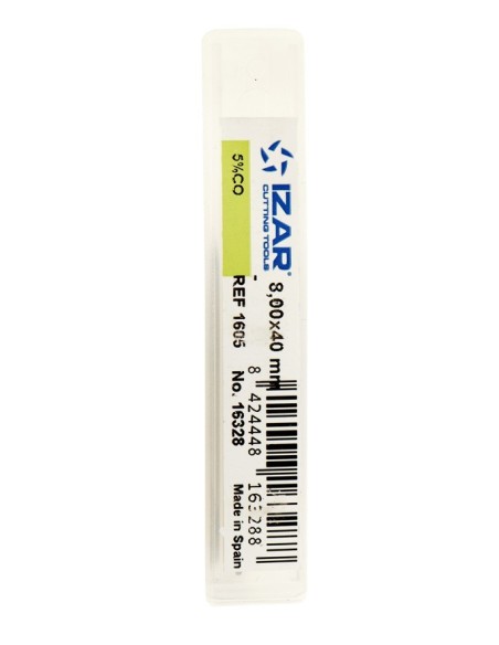 REF. 1605 BROCA HSS Co EXTRA-CORTA PUNTOS-SOLDADURA