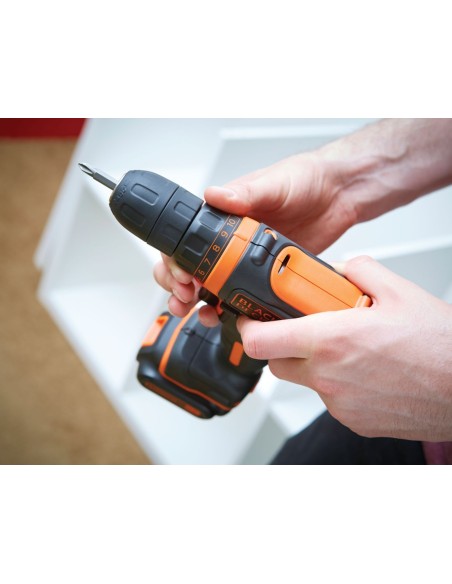 BDCDD12-QW - Taladro atornillador ultra compacto 10.8V Litio