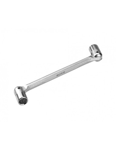 ALYCO 191652 Llave de doble llave de vaso con doble articulación