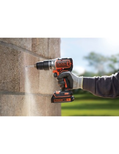 BL188KB-QW - Taladro Percutor BRUSHLESS 18V con 2 baterías 1,5Ah de Litio y maletín