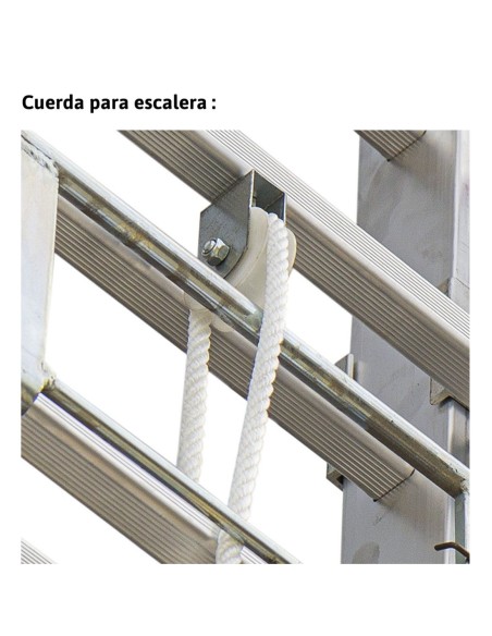 EN200 | Escalera de aluminio extensible con cuerda