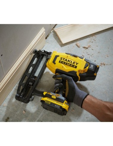 Clavadora de Acabados V20 Li-Ion 18V 16Ga con 2 baterías Li-Ion 2Ah, cargador 2A y maletín