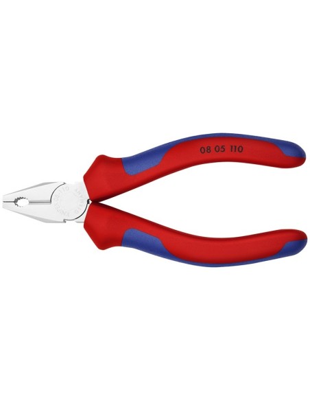 Alicate universal mini con fundas multicomponentes cromado 110 mm KNIPEX 08 05 110