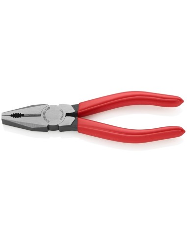 Alicate universal recubiertos de plástico negro atramentado 160 mm KNIPEX 03 01 160