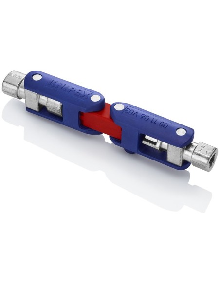 Llave para armarios de control DoubleJoint“ 62 mm (cartulina autoservicio/blíster) KNIPEX 00 11 06 V03