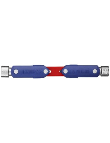 Llave para armarios de control DoubleJoint“ 62 mm (cartulina autoservicio/blíster) KNIPEX 00 11 06 V03