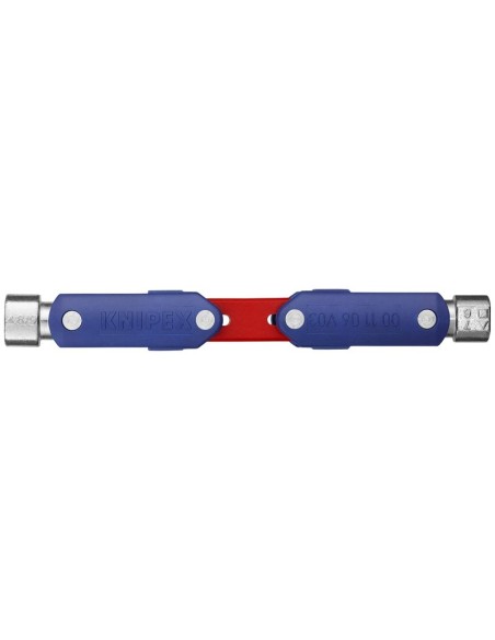 Llave para armarios de control DoubleJoint“ 62 mm (cartulina autoservicio/blíster) KNIPEX 00 11 06 V03