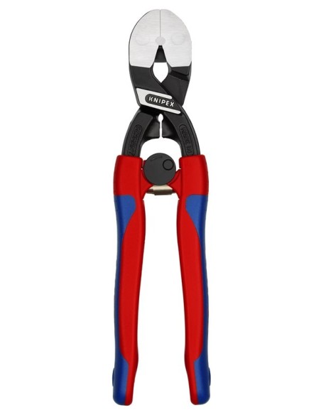 Cortante de fuerza para corte a ras para metal blando y plástico con fundas esbeltas en dos componentes negro atramentado 200 m