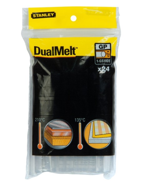Barras de cola termofusible Dual 10cm / diametro 7mm (24 u.)