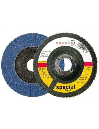 Disco de láminas abrasivas zirconio (base abombada) G-AZ