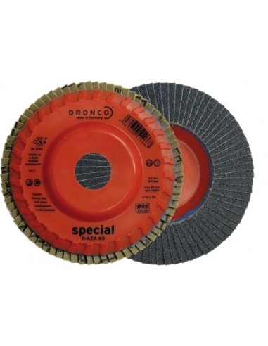 Disco de láminas abrasivas zirconio base plástico plana K-AZA
