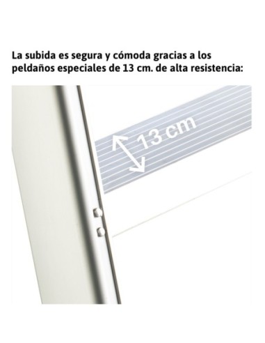DOMUS | Escalera profesional con peldaños cómodos