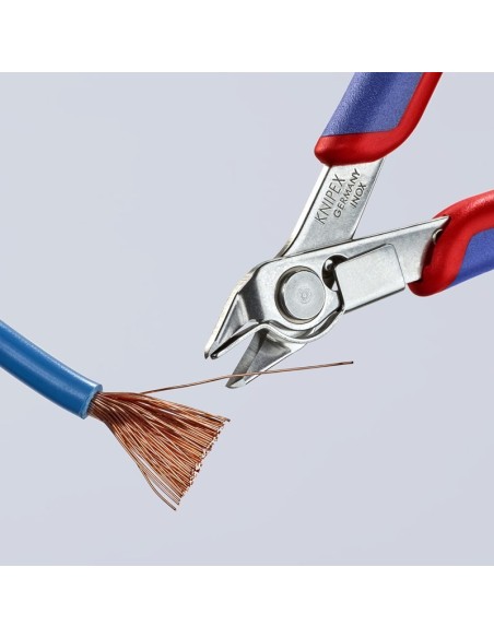 Electronic Super Knips con fundas multicomponentes 125 mm (cartulina autoservicio/blíster) KNIPEX 78 13 125 SB