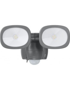 Foco LED de pared doble a batería LUFOS con detector de movimiento y protección IP44 2