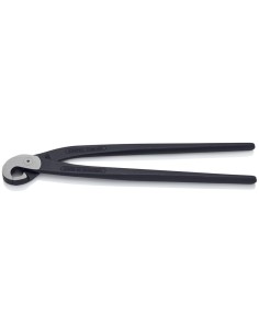 Tenaza para perforar baldosas y azulejos (tenaza pico de loro) negro atramentado 200 mm (cartulina autoservicio/blíster) KNIPEX