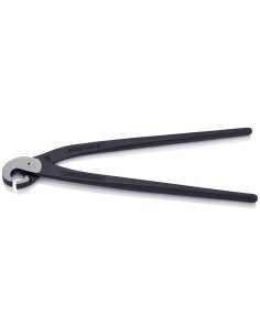 Tenaza para perforar baldosas y azulejos (tenaza pico de loro) negro atramentado 200 mm KNIPEX 91 00 200 EAN 2