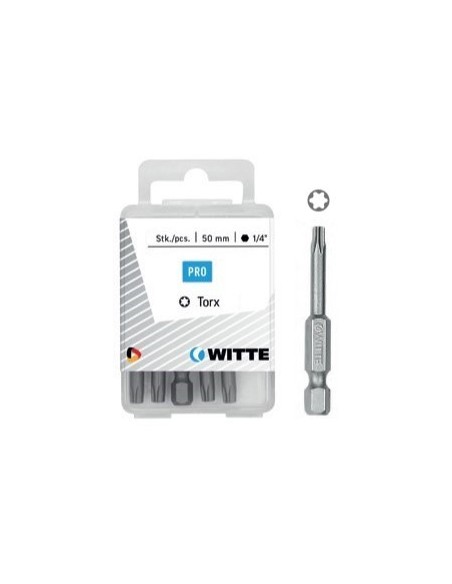 Puntas Torx de 50 mm en cajita de plástico