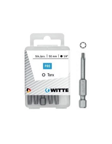 Puntas Torx de 50 mm en cajita de plástico