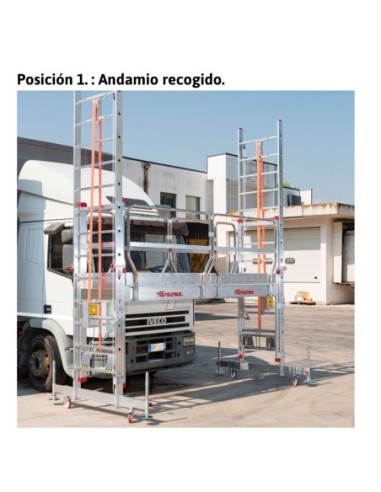 TSA320 | Andamio especial para talleres de camiones y autobuses