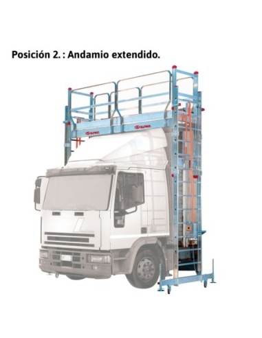 TSA320 | Andamio especial para talleres de camiones y autobuses