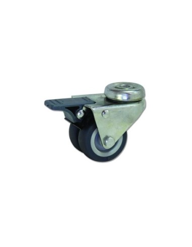BDTG: Rotantes modelo B - Rueda doble D - Sujeción por tornillo M-10 T - Giratorios G | 29-214-FD BDTG2 075 PCL2-FD
