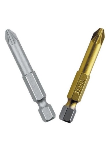 Puntas Pozidriv de 50 mm en cajita de plástico