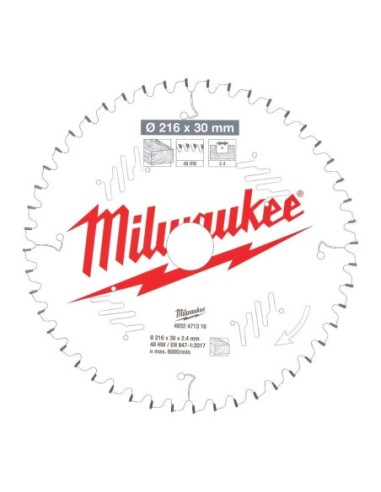 MILWAUKEE 4932471314 Discos para ingletadoras Gen II