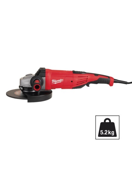 MILWAUKEE 4933431830 Amoladora angular de 2200W AG 22
